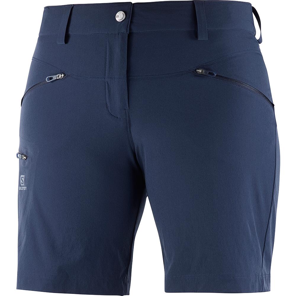 Shorts Salomon Femme Bleu Marine - Salomon WAYFARER W - France (9256-LMSPR)